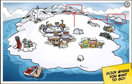 Club Penguin Map